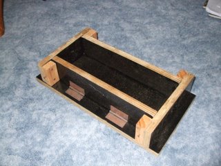 The mould fully assembled